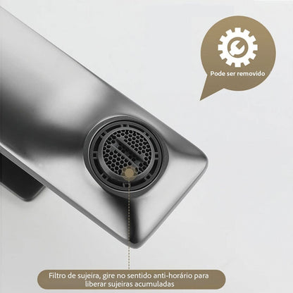 Torneira Monocomando para Banheiro Detalhada - Design Moderno e Funcional