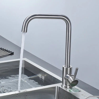 Torneira Monocomando para Cozinha com Misturador e Acabamento em Cromo
