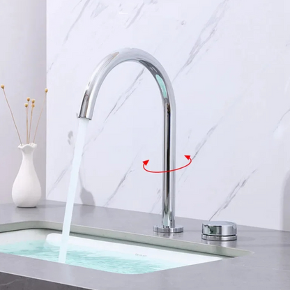 Torneira de Banheiro Bica Alta com Rotação 360° - Design Moderno e Funcional