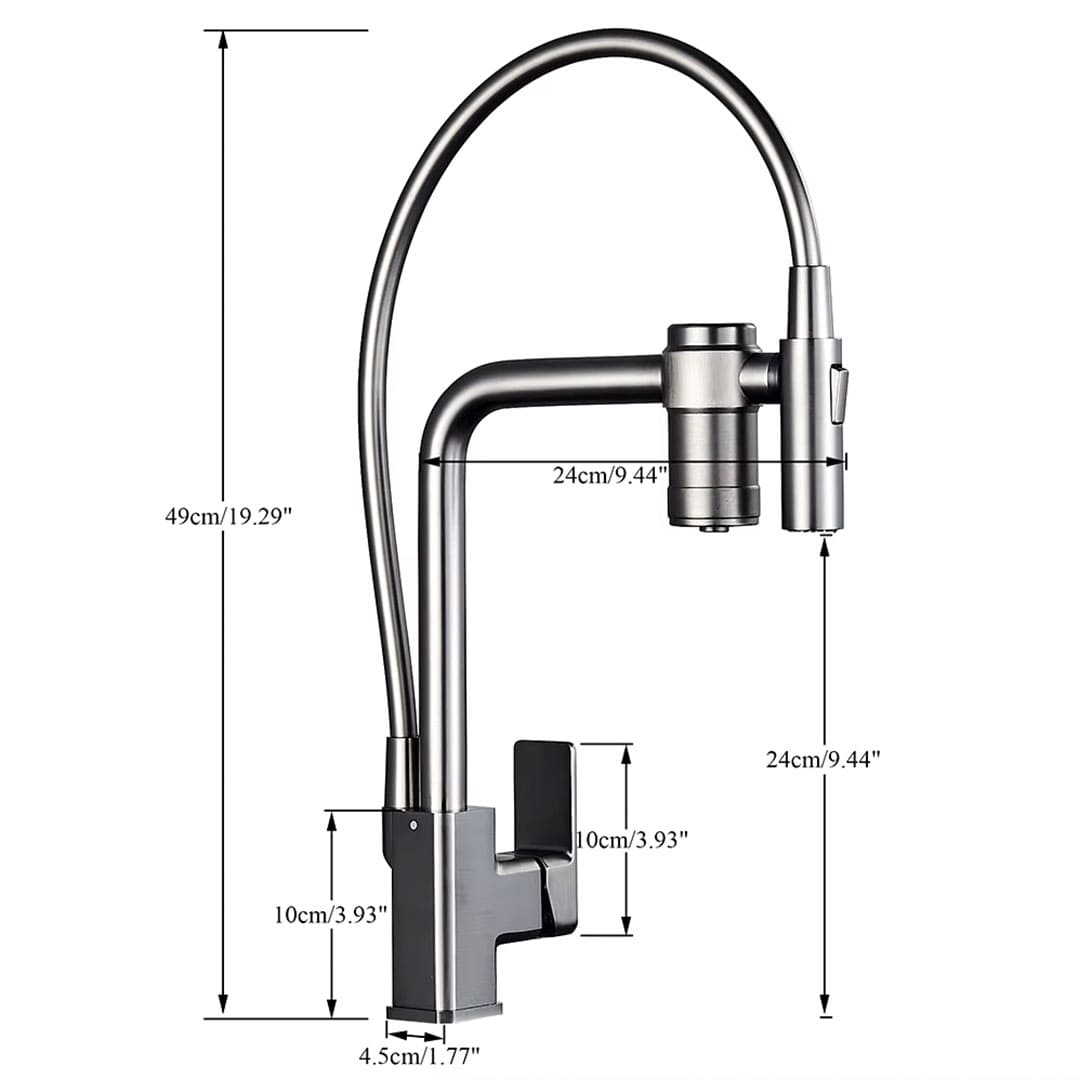 Torneira de Cozinha Gourmet 2 em 1 com Filtro e Misturador