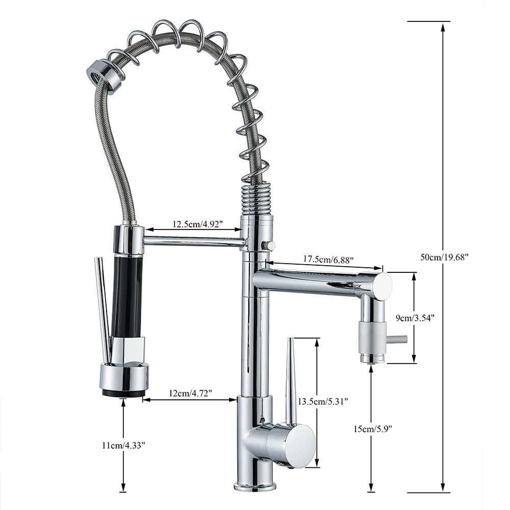 Torneira de Cozinha Gourmet Monocomando Elegance com Design Moderno e Funcionalidade Avançada