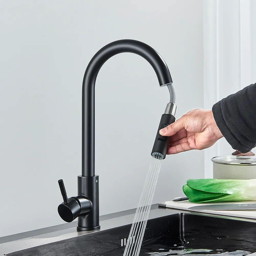 Torneira de Cozinha Moderna - Modelo Verona com Acabamento Elegante