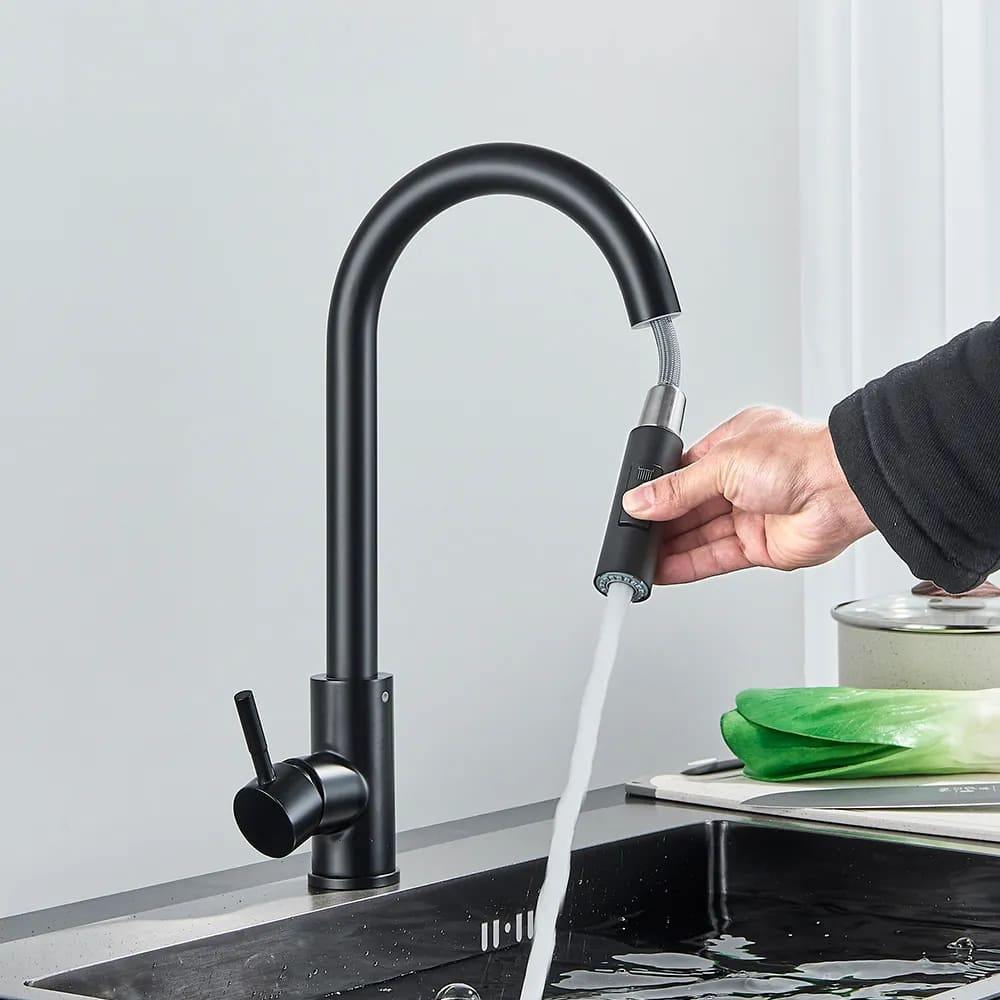 Torneira de Cozinha Moderna - Modelo Verona com Acabamento Elegante
