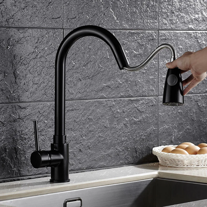 Torneira de Cozinha com Jato Extensível e Controle de Fluxo