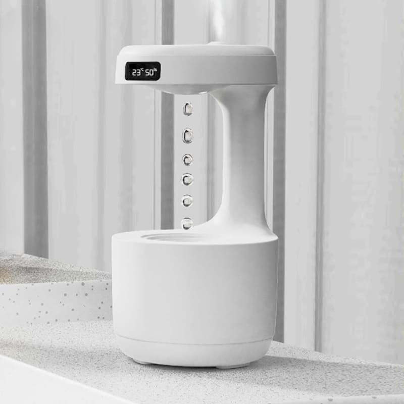 Umidificador e Difusor de Ar Ultrassônico Antigravidade - Aromaterapia e Purificação do Ar