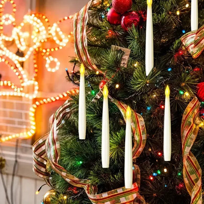 Velas Flutuantes Mágicas com Controle de Varinha - Efeito Decorativo para Festas