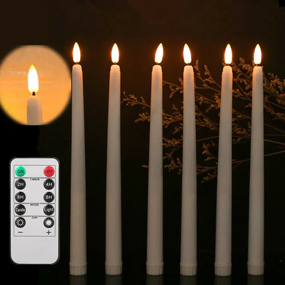 Velas Flutuantes Mágicas com Controle de Varinha - Efeito Decorativo para Festas