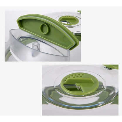 Anti-Respingos para Micro-ondas com Dispenser de Água - Tampa Prática e Eficiente