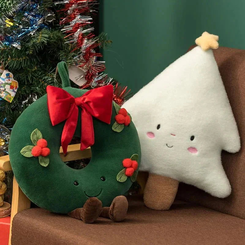 Bonecos de Pelúcia Natalinos para Decoração Festiva