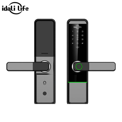 Fechadura Digital Biométrica Wi-Fi com Senha e Tag
