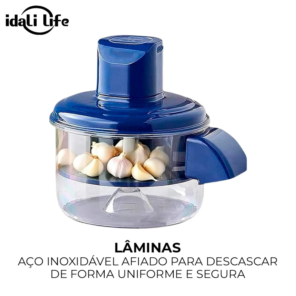 Descascador Elétrico de Alho e Frutas Pequenas Recarregável