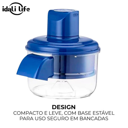 Descascador Elétrico de Alho e Frutas Pequenas Recarregável