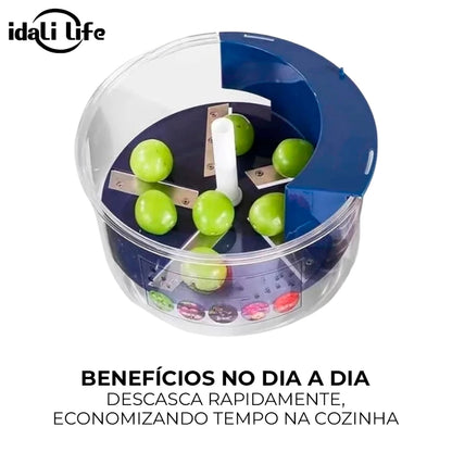 Descascador Elétrico de Alho e Frutas Pequenas Recarregável