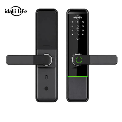 Fechadura Digital Biométrica Wi-Fi com Senha e Tag