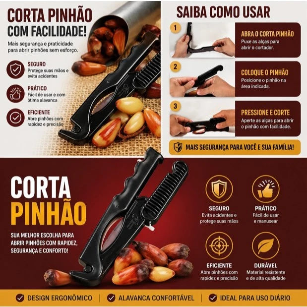 Descascador de Pinhão Manual