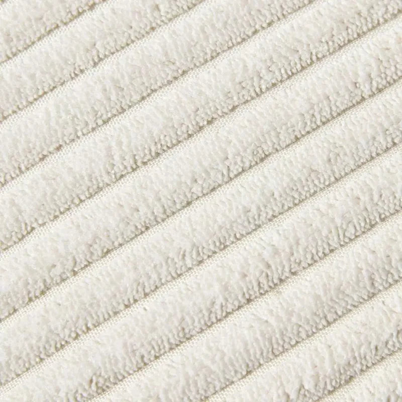 Capa de Almofada Listrada em Veludo Cotelê para Decoração de Interiores
