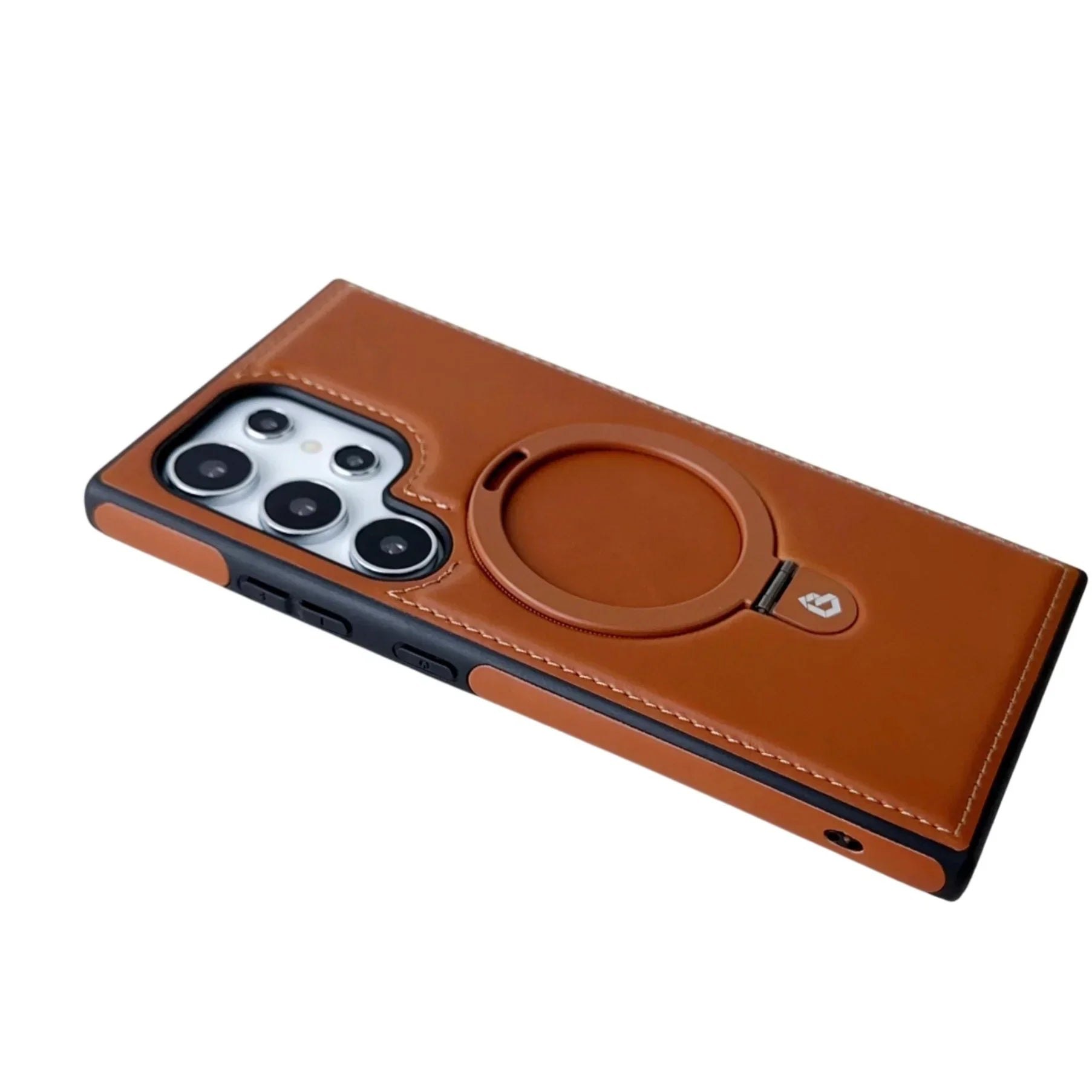 Capa de Couro Premium para Samsung com Carregamento MagSafe