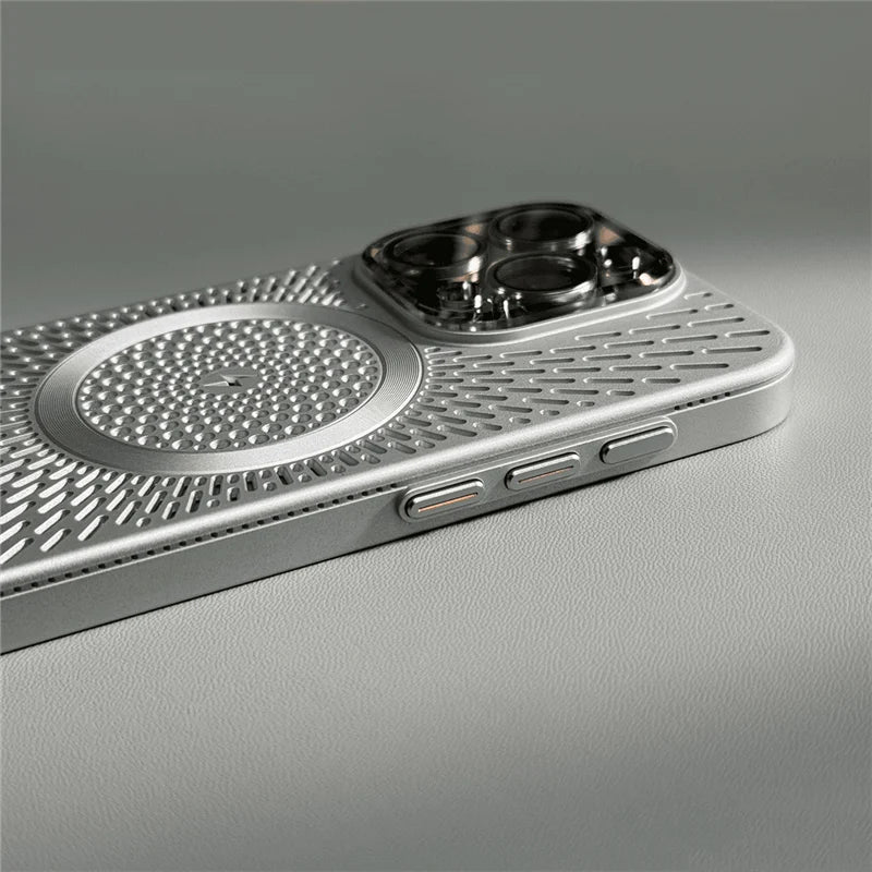 Capa para iPhone com Dissipação de Calor e Compatibilidade com Carregamento MagSafe