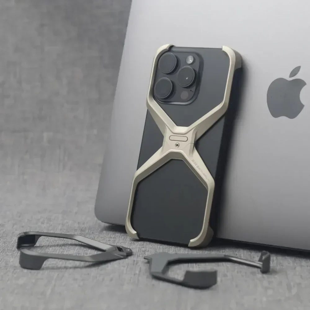 Capa para iPhone em Alumínio Reforçado - Proteção Durável e Estilo Moderno