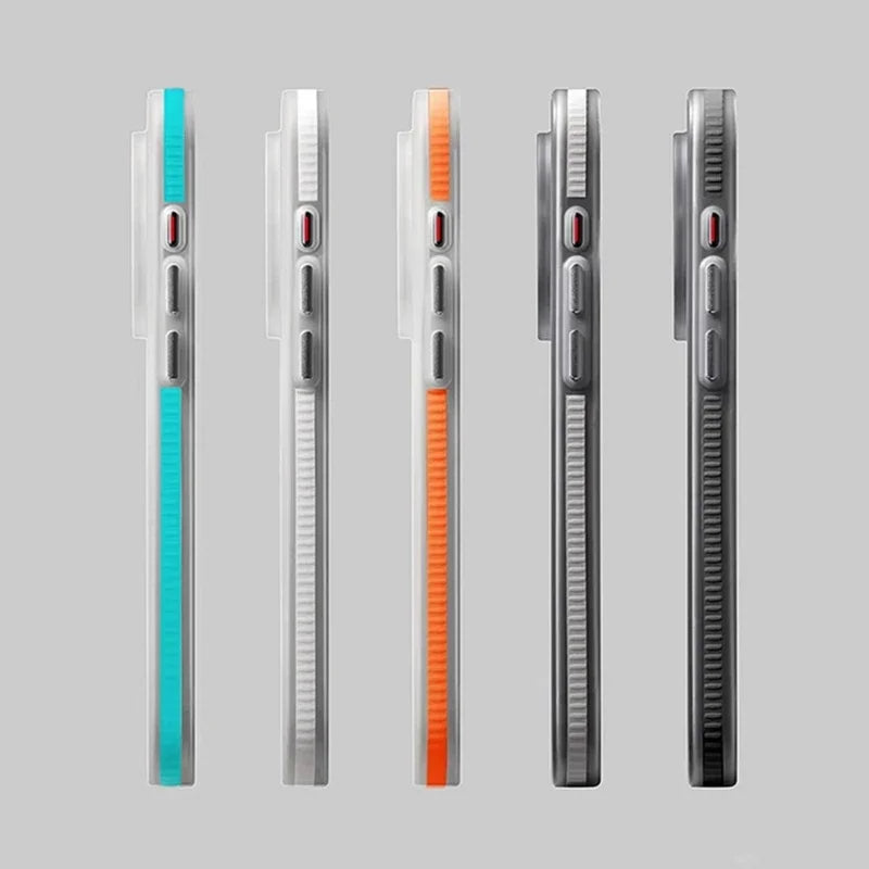 Capinha Geométrica 3D para iPhone com Carregamento MagSafe