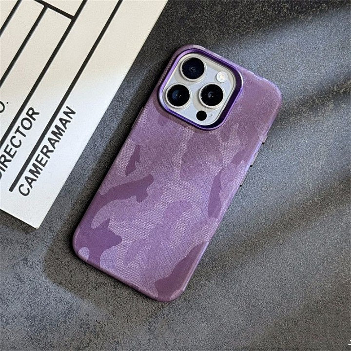 Capinha iPhone Camuflagem Minimalista com MagSafe