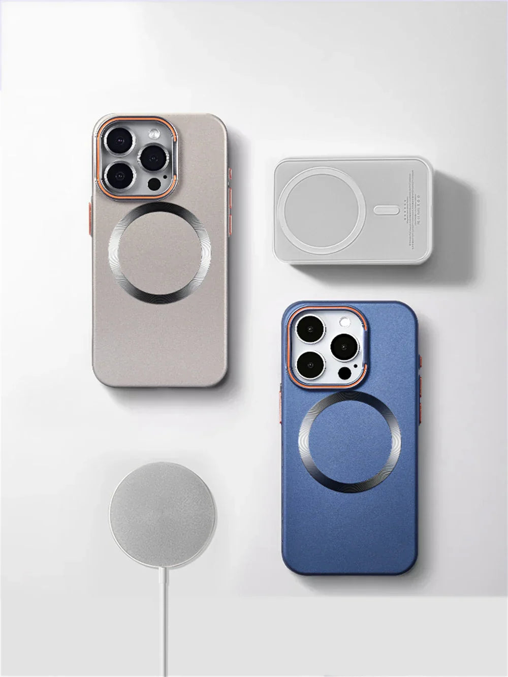 Capinha Minimalista para iPhone com MagSafe - Estilo e Proteção