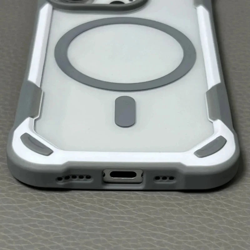 Capinha Minimalista para iPhone com Proteção em Borracha e Compatível com Carregamento MagSafe