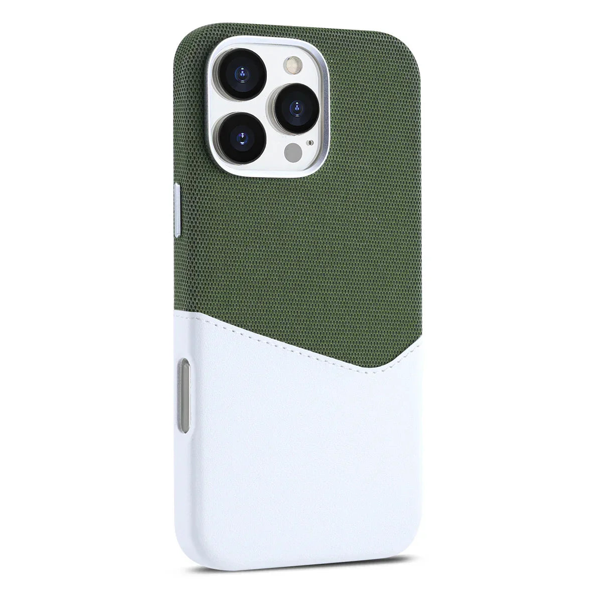 Capinha Minimalista para iPhone em Tecido e Couro