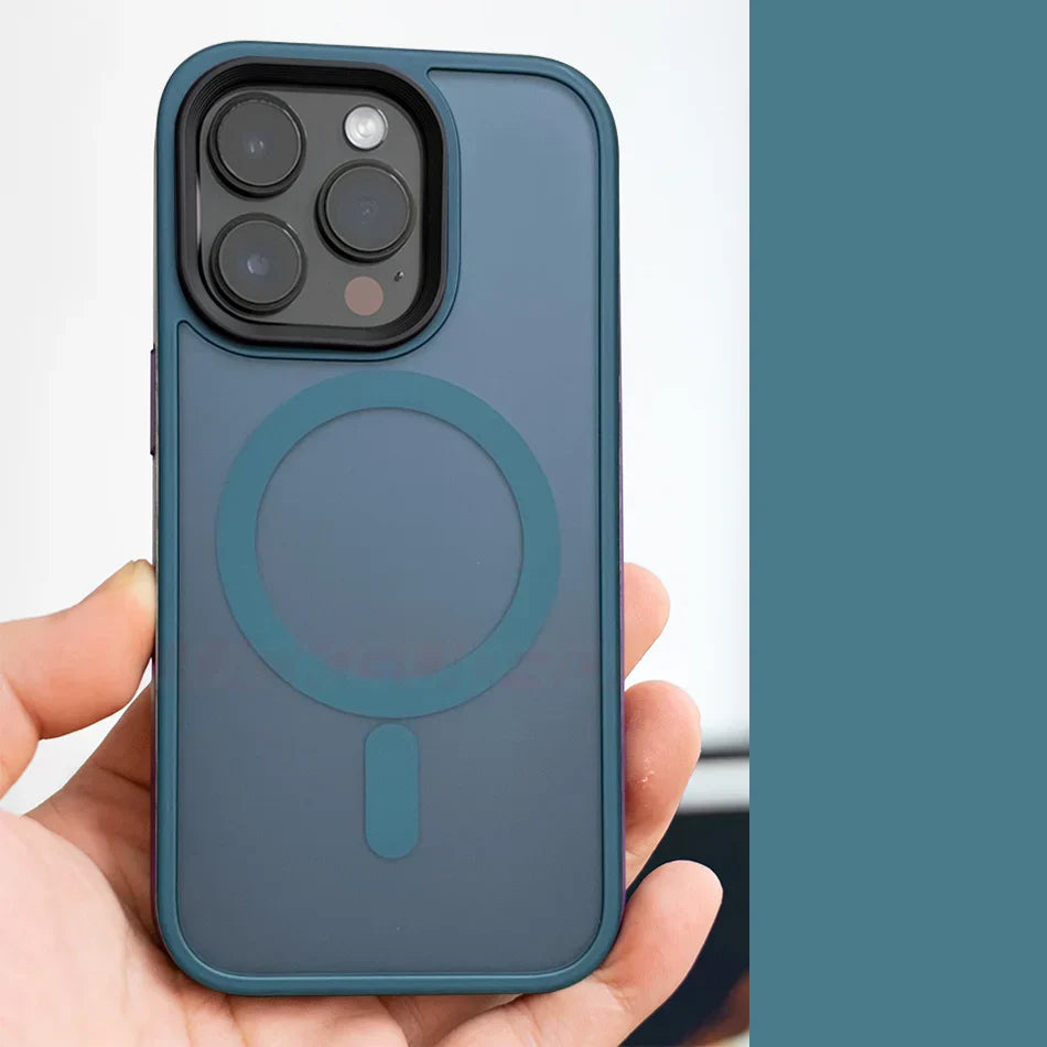 Capinha Minimalista Super Premium para iPhone com MagSafe