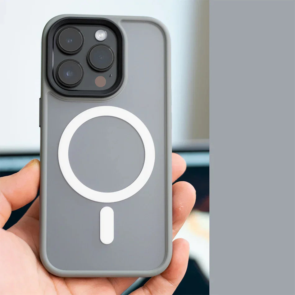Capinha Minimalista Super Premium para iPhone com MagSafe