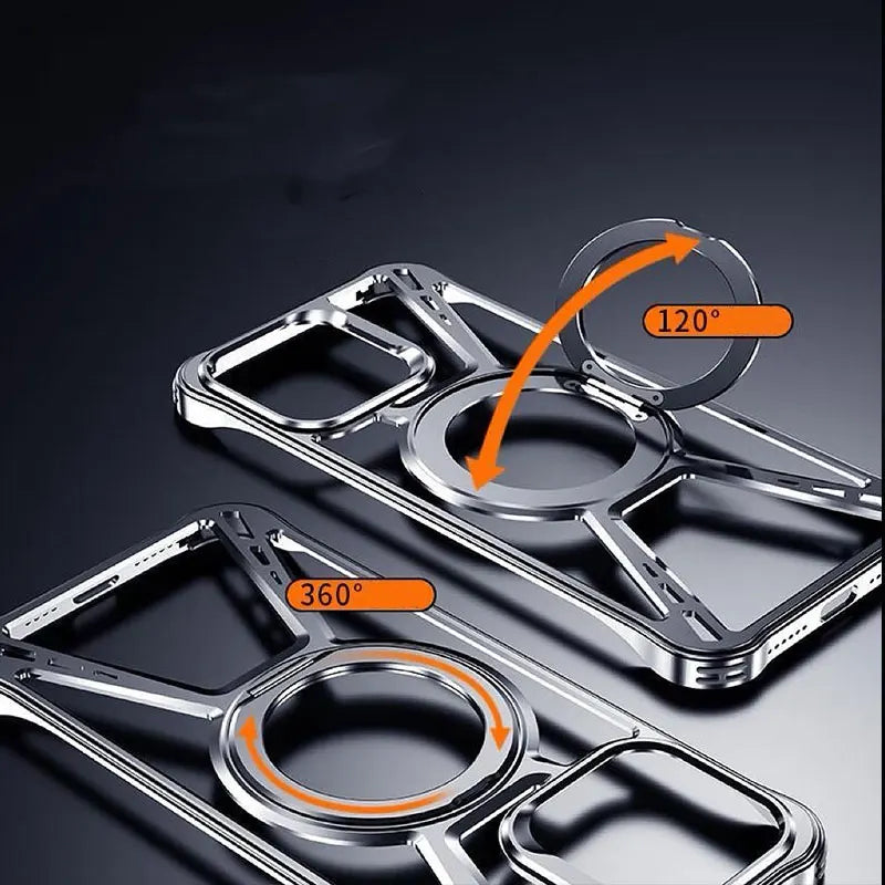 Capinha para iPhone com alta proteção em metal e compatibilidade MagSafe