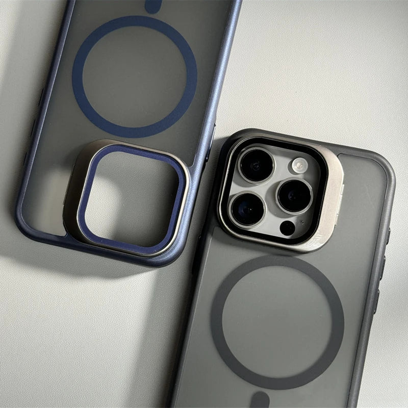 Capinha para iPhone Nano Ultra com proteção para câmeras e compatível com MagSafe