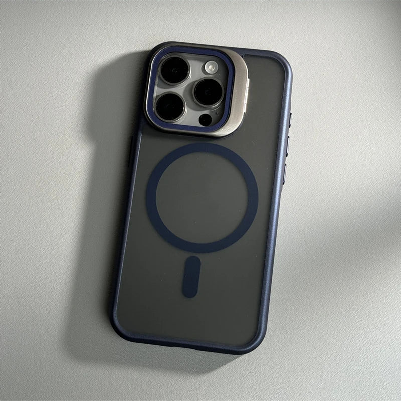 Capinha para iPhone Nano Ultra com proteção para câmeras e compatível com MagSafe