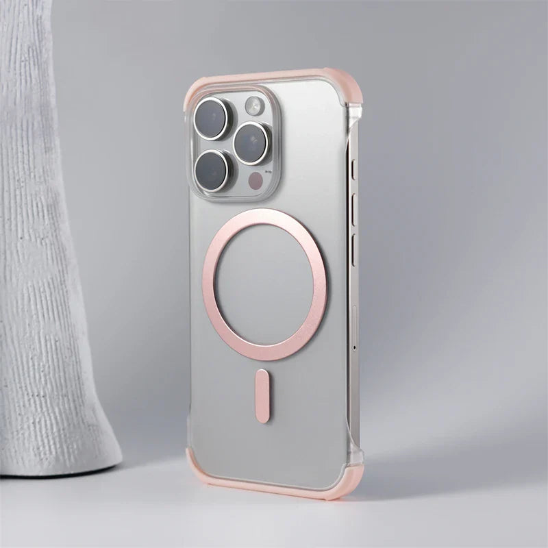Capinha Slim Minimalista para iPhone com Carregamento MagSafe