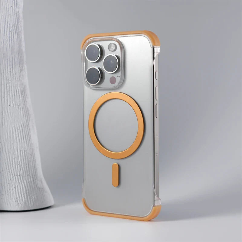Capinha Slim Minimalista para iPhone com Carregamento MagSafe