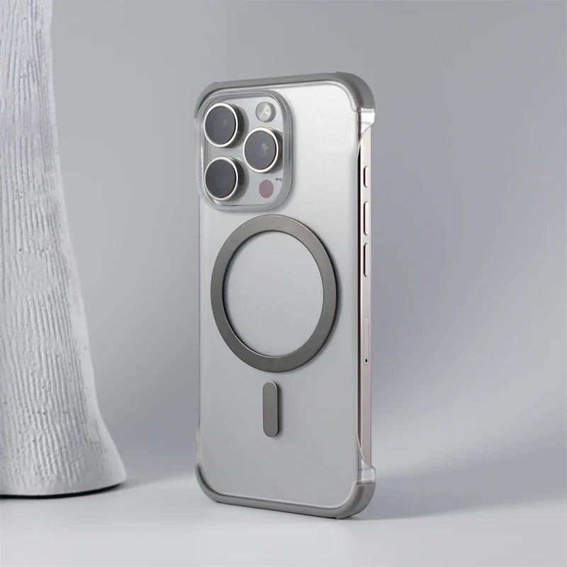 Capinha Slim Minimalista para iPhone com Carregamento MagSafe