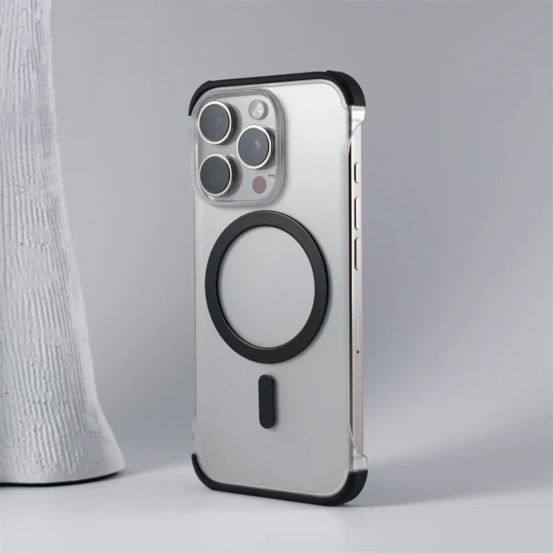 Capinha Slim Minimalista para iPhone com Carregamento MagSafe