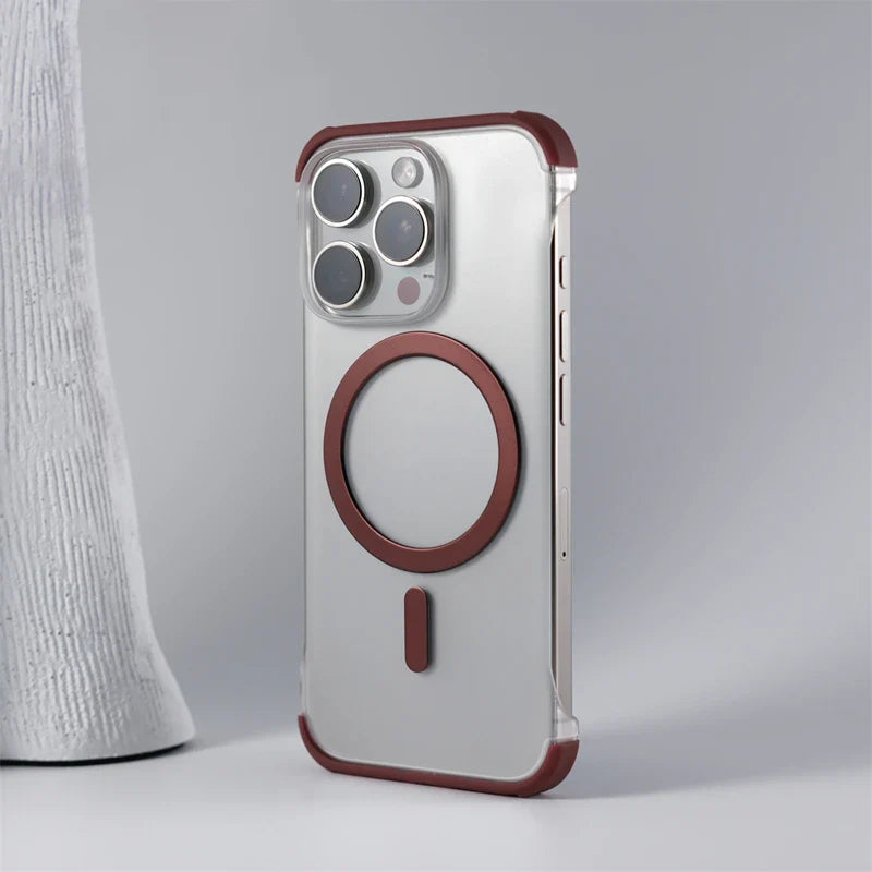 Capinha Slim Minimalista para iPhone com Carregamento MagSafe