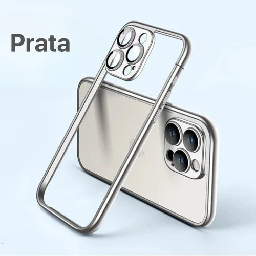 Capinha SlimPro para iPhone - Case Galvanizada com Design Minimalista