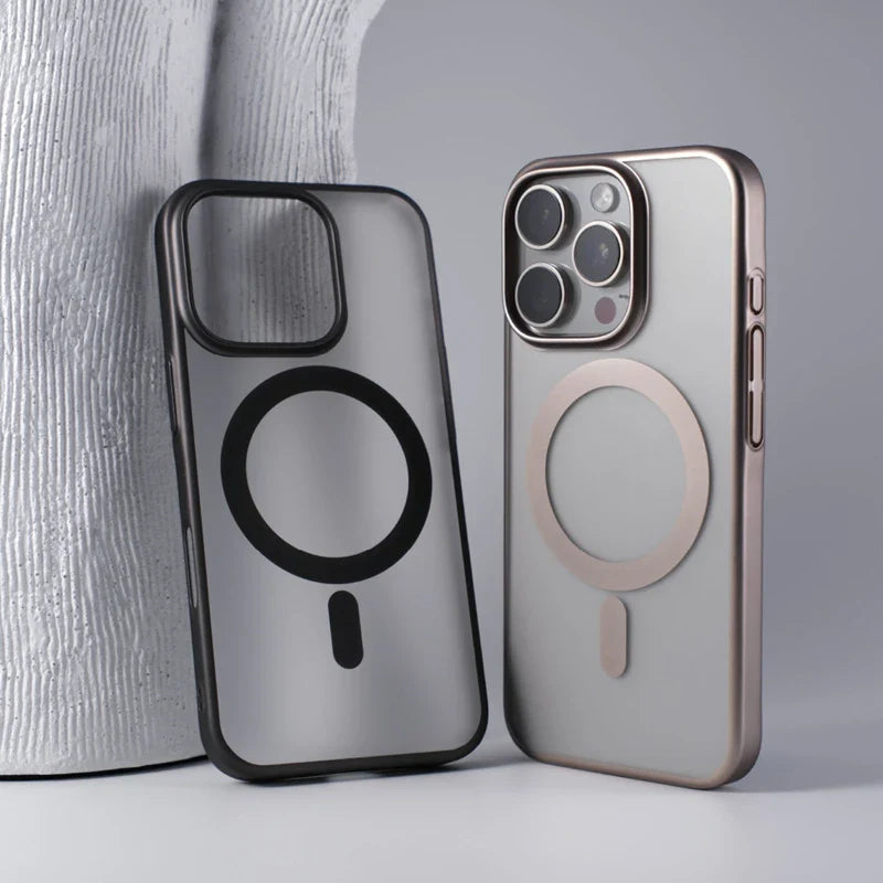 Capinha Super Premium Minimalista para iPhone com MagSafe