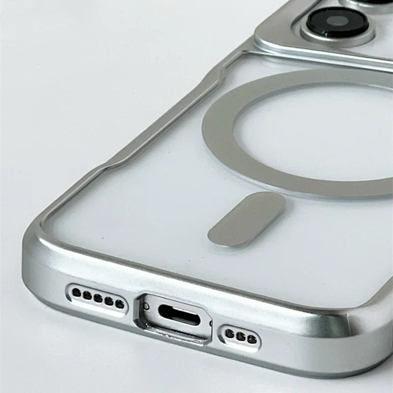 Capinha Transparente Minimalista para iPhone com MagSafe