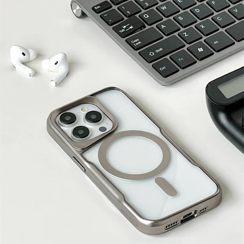 Capinha Transparente Minimalista para iPhone com MagSafe