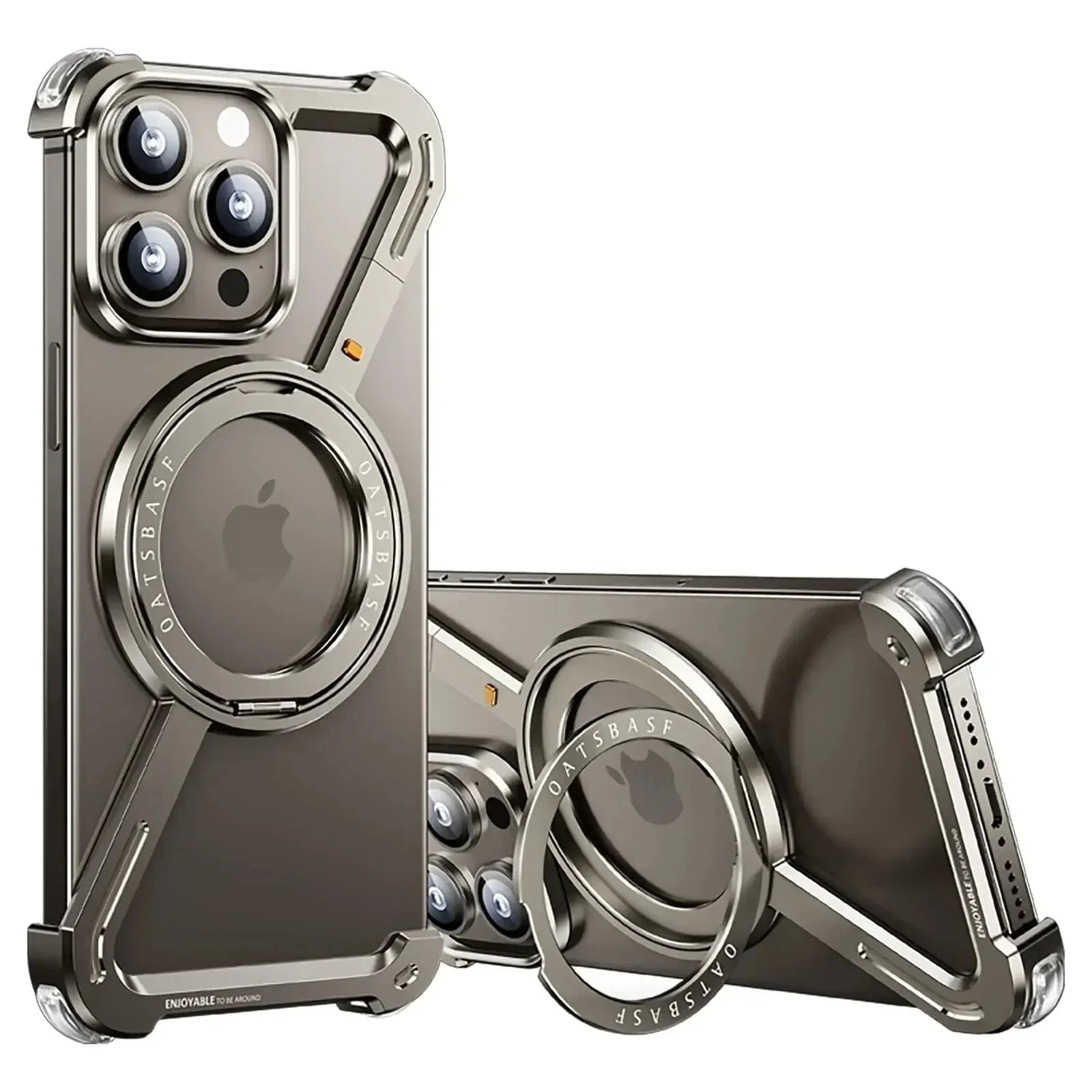 Case de Alumínio para iPhone Nano com Carregamento MagSafe