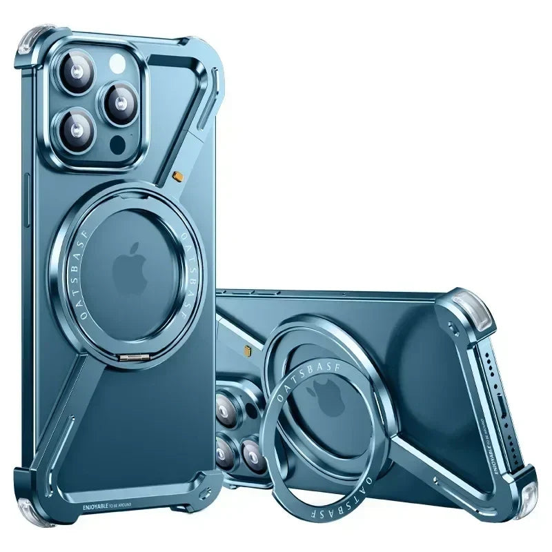 Case de Alumínio para iPhone Nano com Carregamento MagSafe