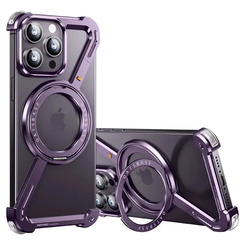 Case de Alumínio para iPhone Nano com Carregamento MagSafe