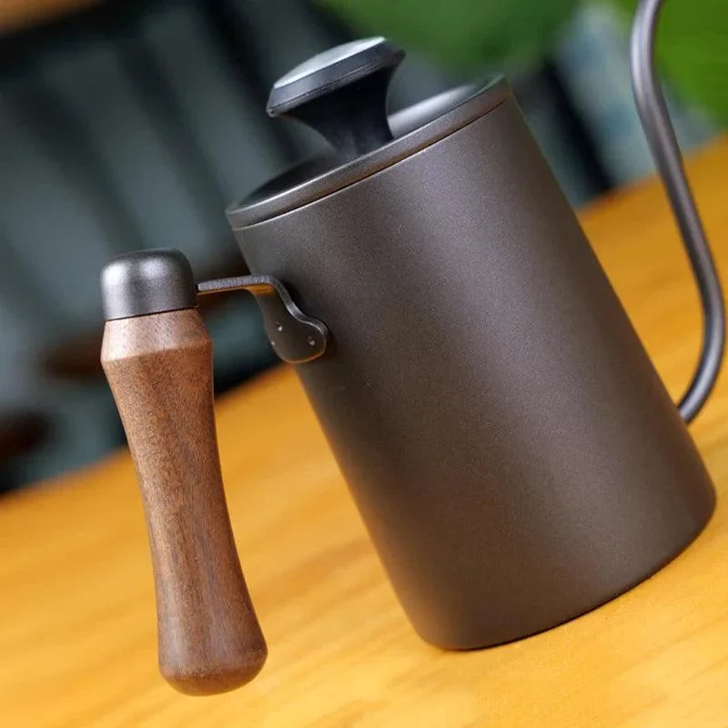 Chaleira Gooseneck Inox 600ml para Preparo de Café Especial e Chá