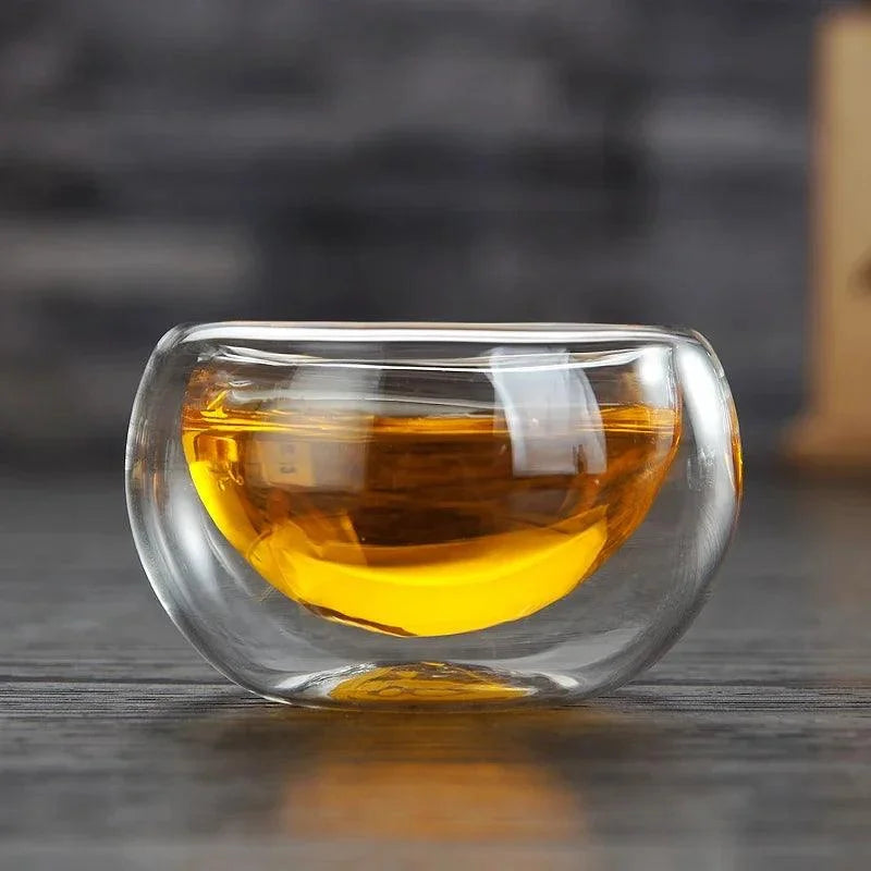 Conjunto de Xícaras de Chá de Vidro para Cerimônia Kung Fu - 6 Peças