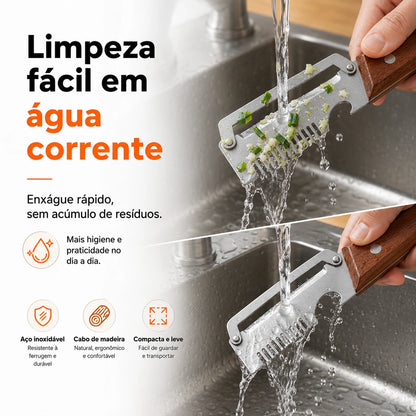 Dimensões do descascador multifuncional