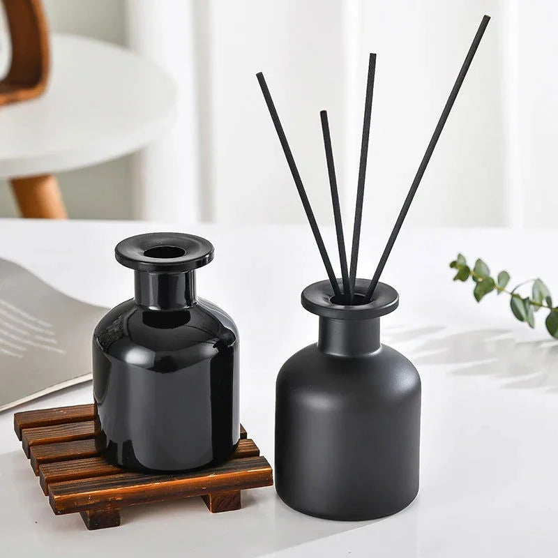 Difusor de Óleo Essencial Decorativo com Varetas e Frasco de Vidro - Aromatizador de Ambiente