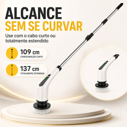 Escova Elétrica de Limpeza 9 em 1 Recarregável